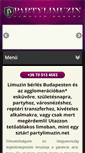 Mobile Screenshot of partylimuzin.net